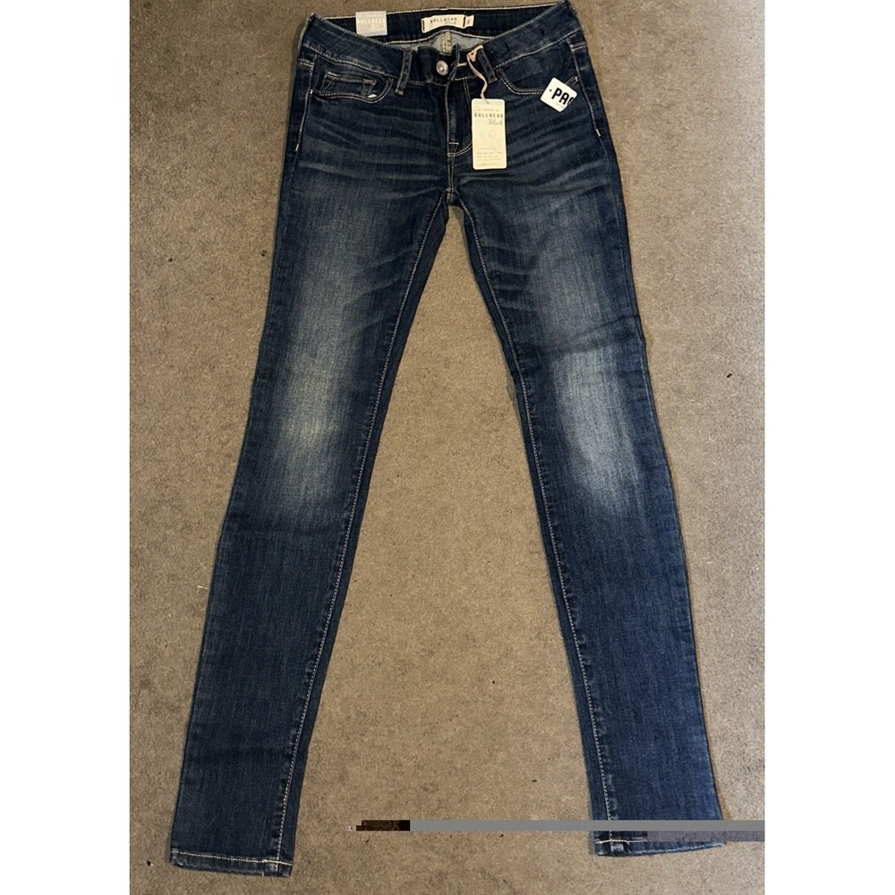 Bullhead‎ Denim High Rise Skinniest Dark Wash Jeans Size 3 NWT
